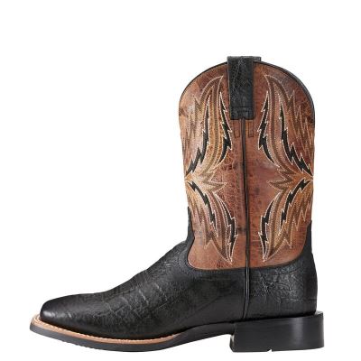 Ariat Western: Arena Rebound Botas Western Hombre - Chocolate / Marrones (KTGWP4807)